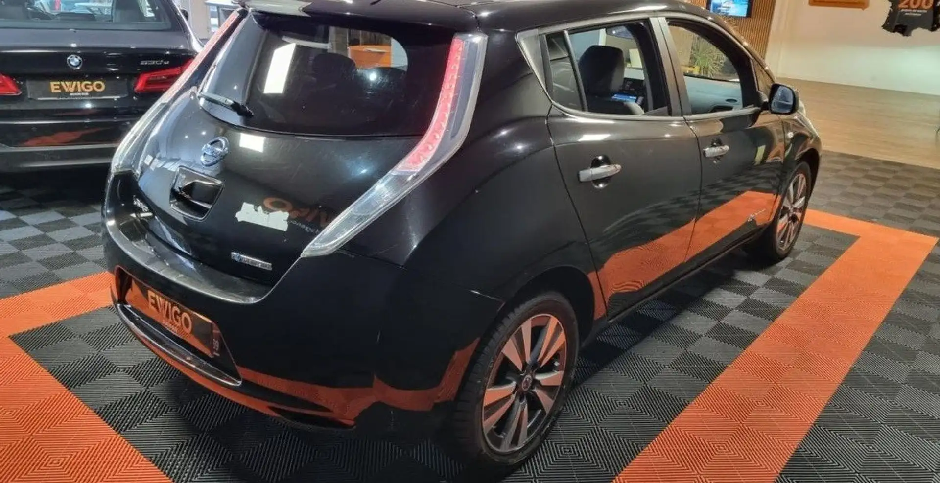 Nissan Leaf ELECTRIC 110 24KWH AVEC-BATTERIE TEKNA BVA Noir - 2