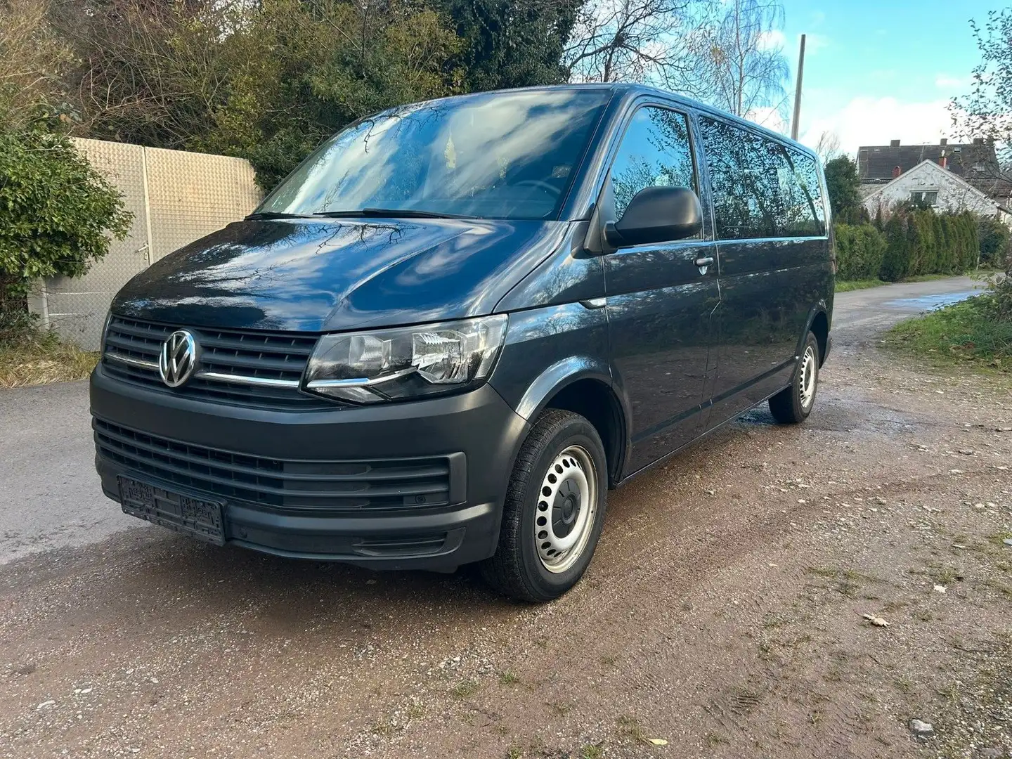 Volkswagen T6 Transporter T6 LONG TDI AUTOMATIK+9 SITZE+NAVI+PARKPILOT Azul - 1