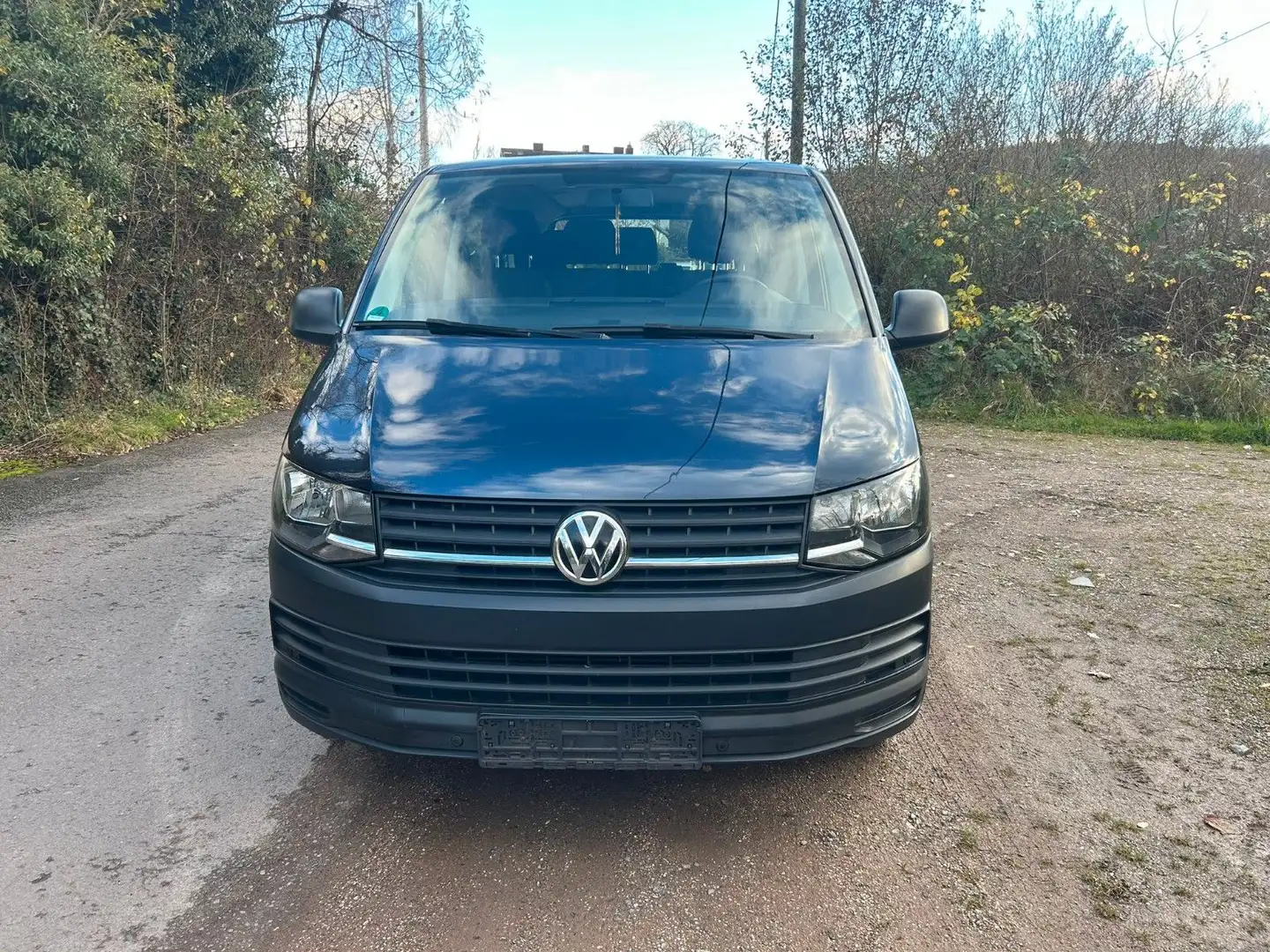 Volkswagen T6 Transporter T6 LONG TDI AUTOMATIK+9 SITZE+NAVI+PARKPILOT Azul - 2