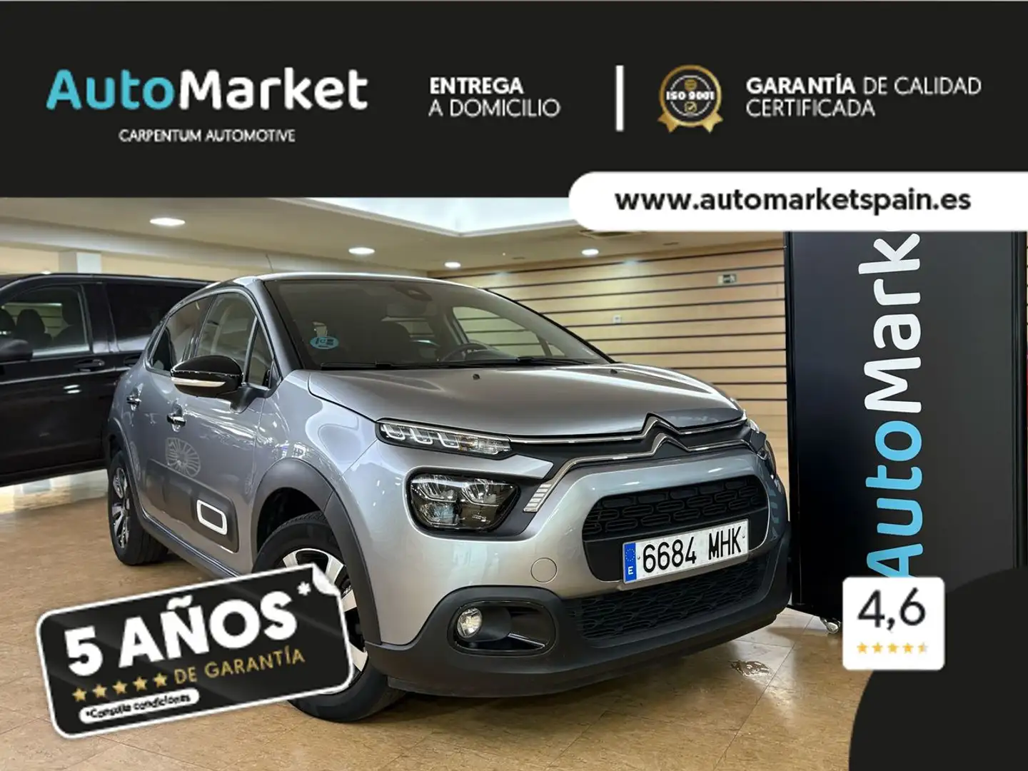 Citroen C3 1.2 PureTech S&S Shine 110 Zilver - 2