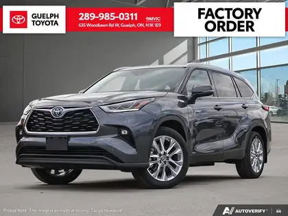 Gray 2026 Toyota Highlander Hybrid SUV / Crossover All-Wheel Drive Automatic