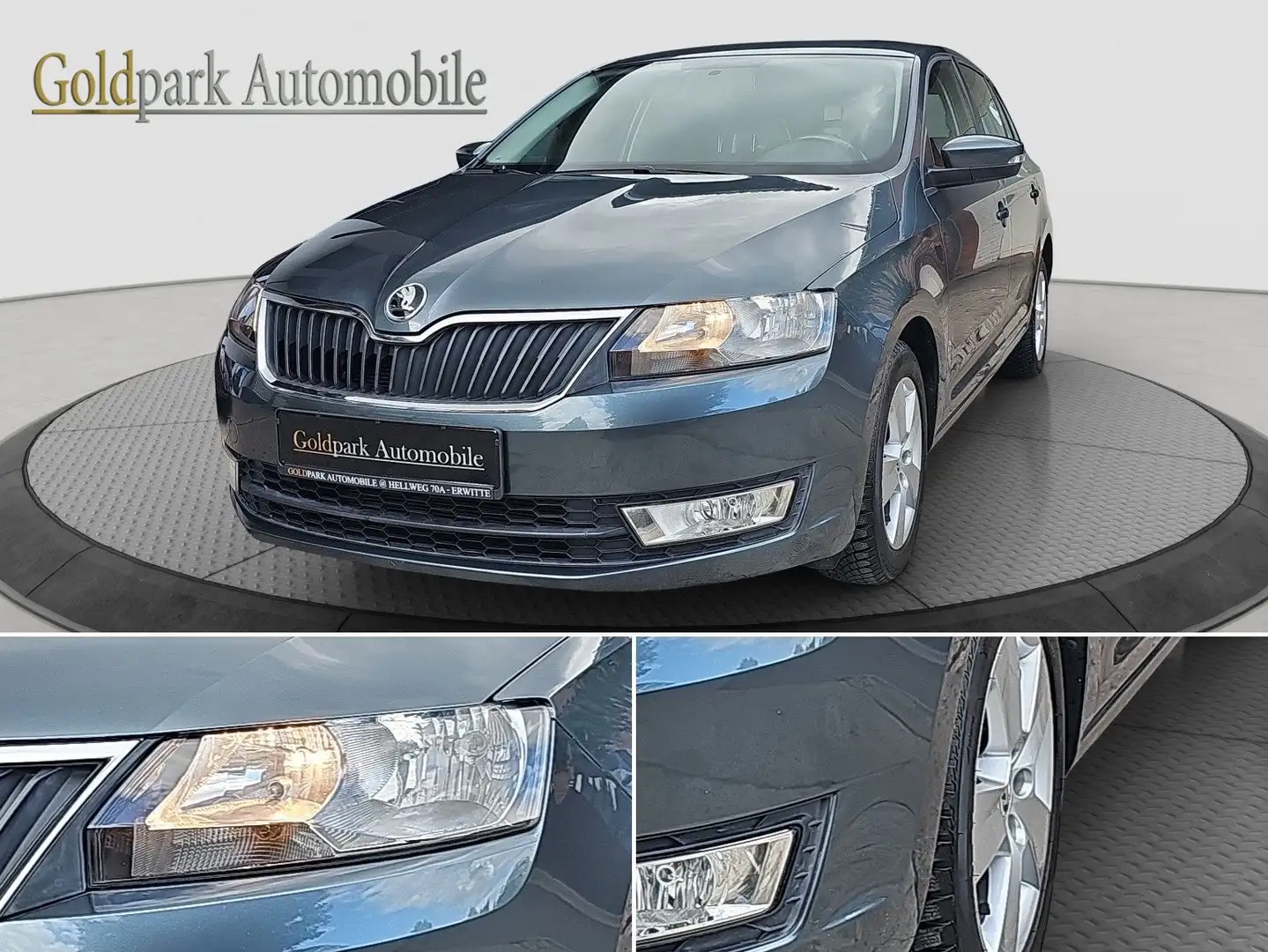 Skoda Rapid/Spaceback Spaceback Ambition/SHZ/PDC/GARANTIE12M! Gris - 1