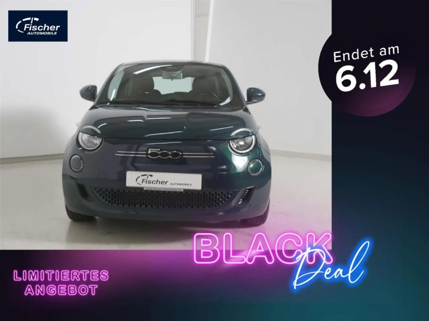 Fiat 500e Elektro Action 23,8 Kwh Vert - 1