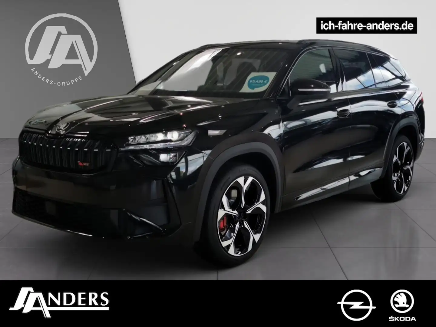 Skoda Kodiaq RS 2,0 TSI DSG 4x4 +AHK+Bel.Sitz+Pano+HUD Noir - 1