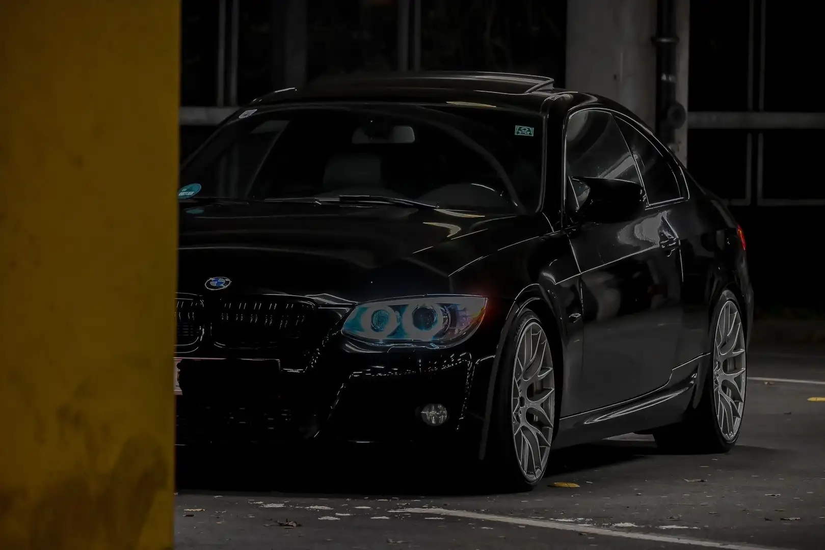 BMW 335 335d Coupé Aut. Negro - 1