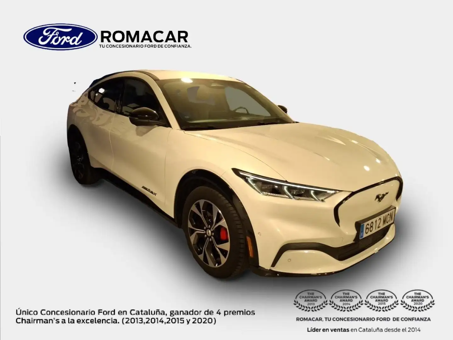 Ford Mustang Mach-E AWD 258kW Batería 98.8Kwh 351cv Blanc - 1