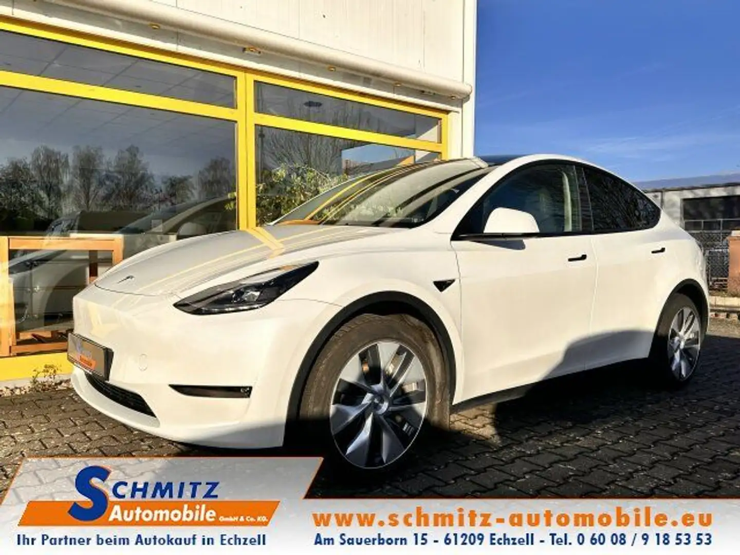 Tesla Model Y AWD Dual Motor AHK/ 1.Hand/U-Frei Weiß - 1