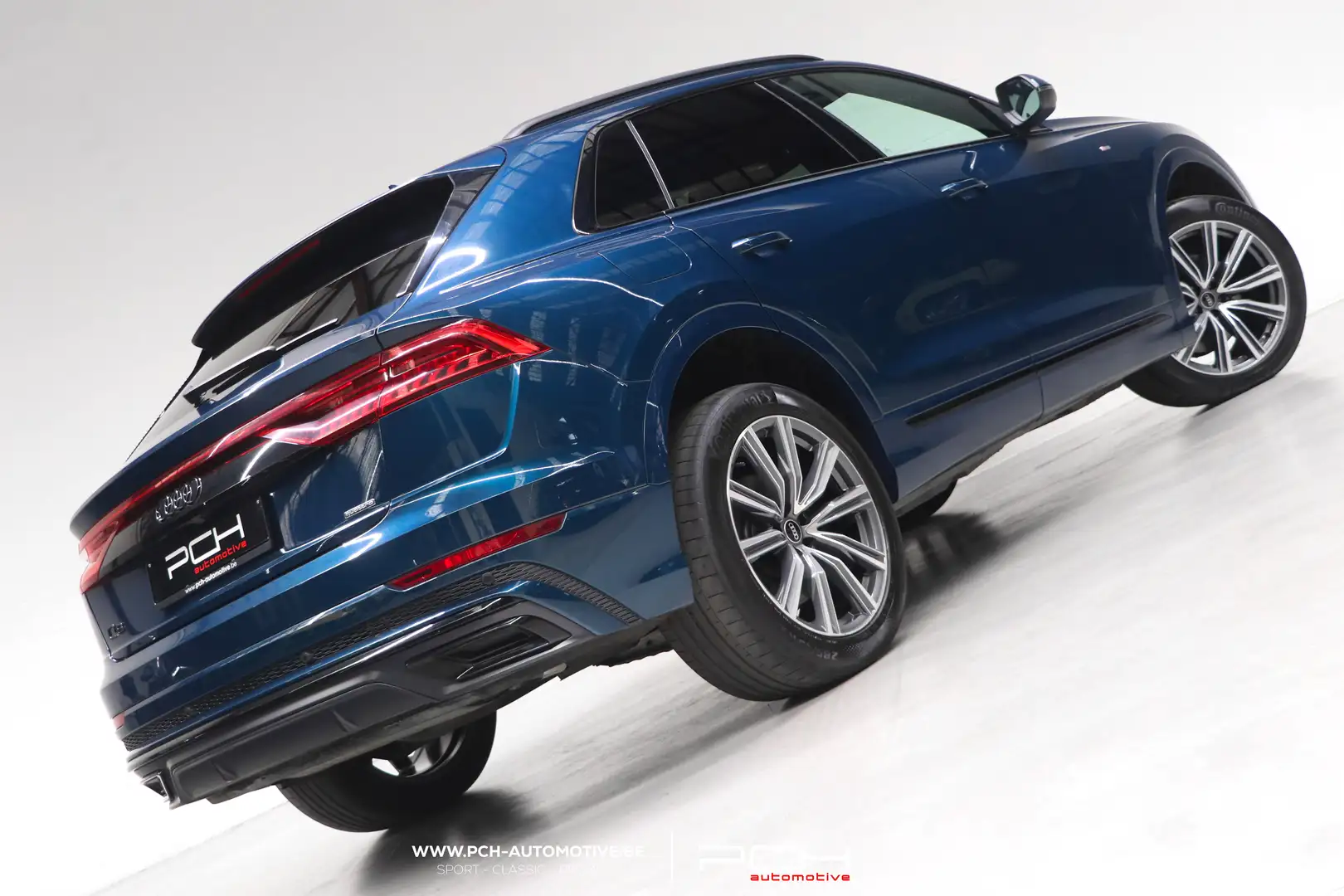Audi Q8 50 TDi 3.0 V6 Quattro S-Line Tiptronic - VAT - Bleu - 2