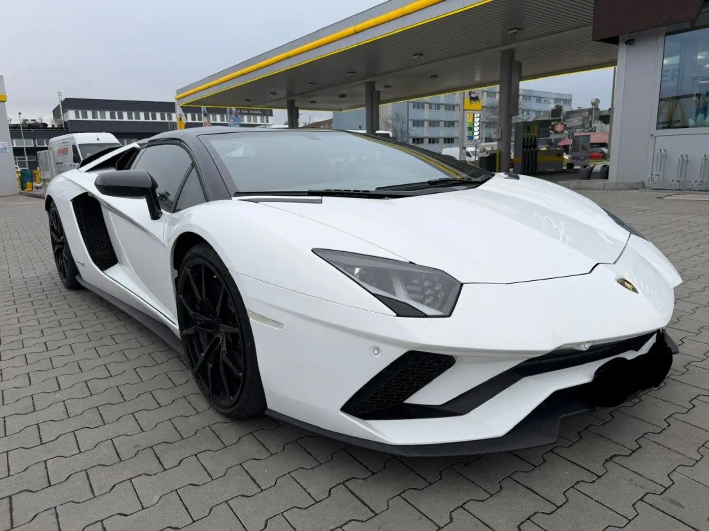 Lamborghini Aventador S 6.5 Roadster Blanc - 2