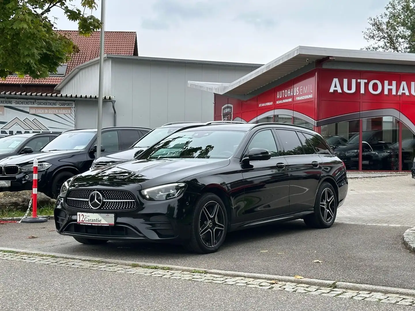 Mercedes-Benz E 300 de T/AMG Line 4Matic/Diesel-Hybrid Noir - 1