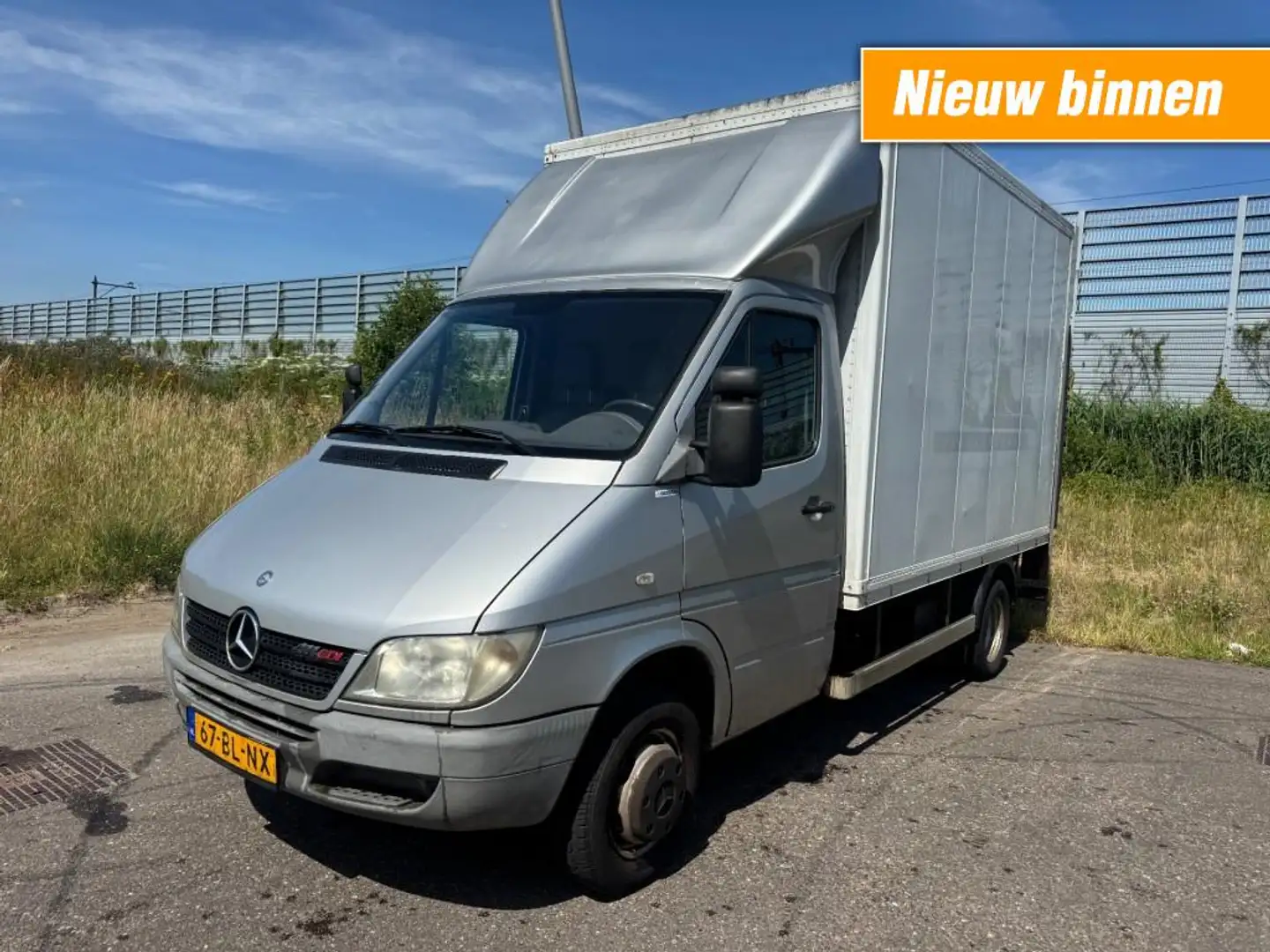 Mercedes-Benz Sprinter 411 CDI 2.2 355 AIRCO 3 pers LAADKLEP TOP CONDITIO Grijs - 1