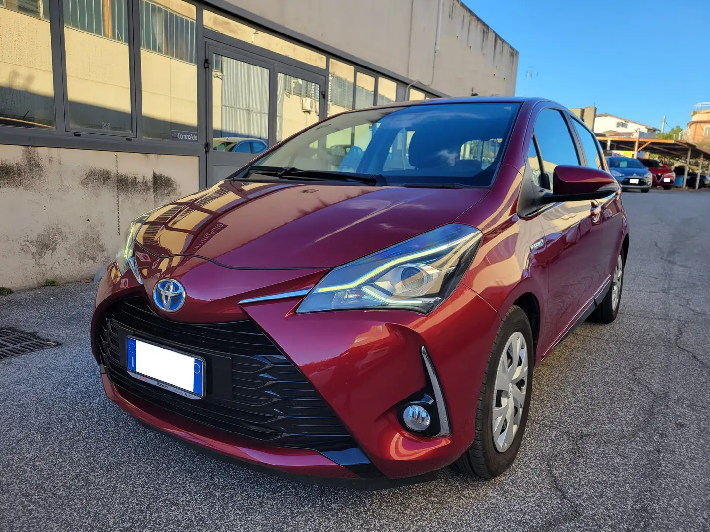 Toyota Yaris Yaris 1.5 Hybrid Unico Proprietario Rosso - 2