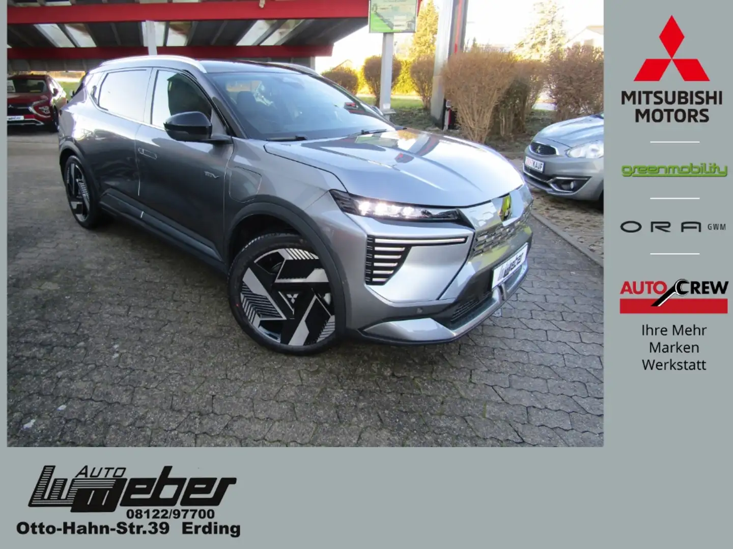 Mitsubishi Eclipse Cross Diamant Top Luxury 87 KW NAVI LEDER LED SHZ ACC PA Gri - 1