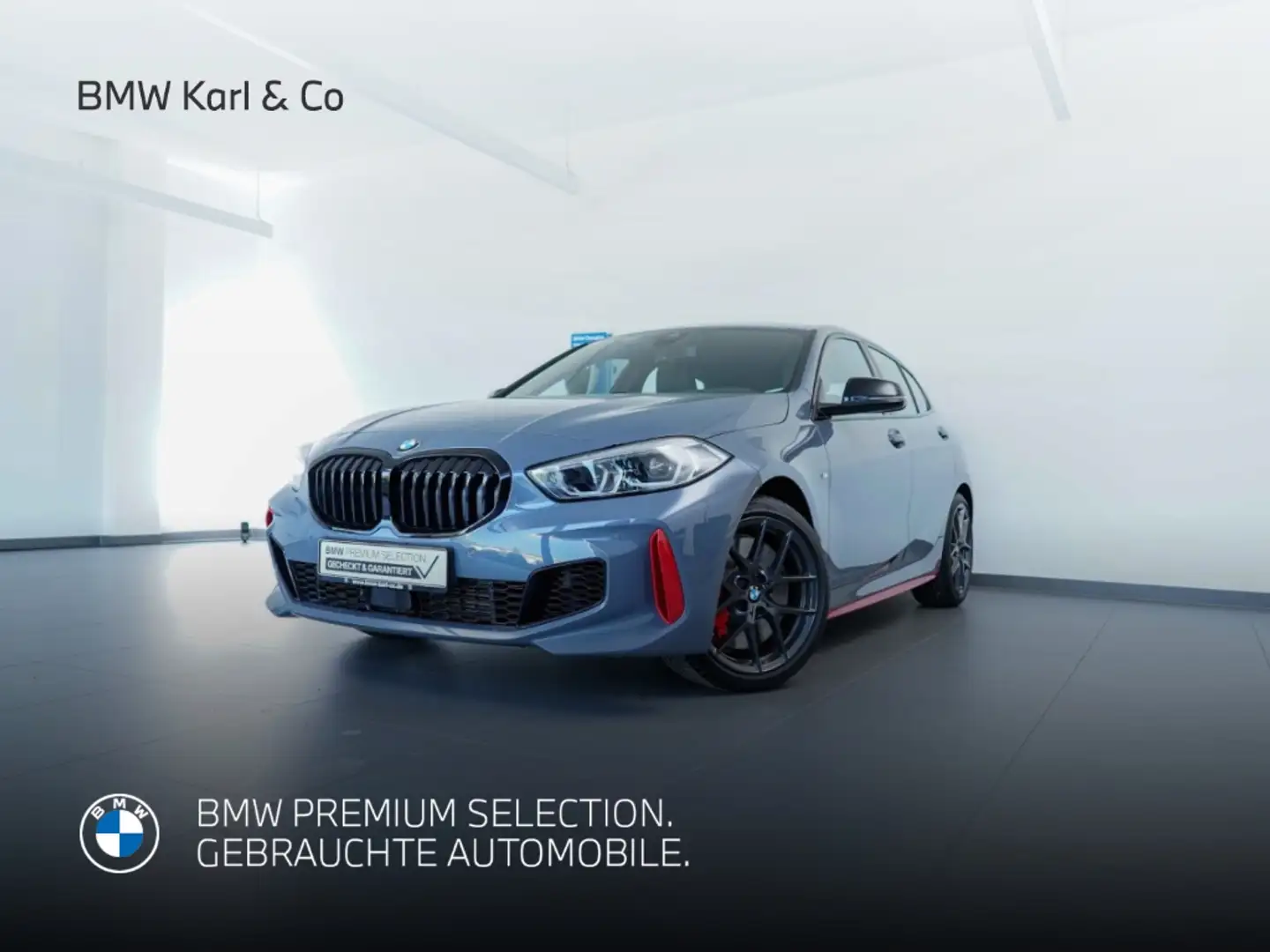 BMW 128 ti adap. LED ACC Harman-Kardon HUD DAB Gris - 1