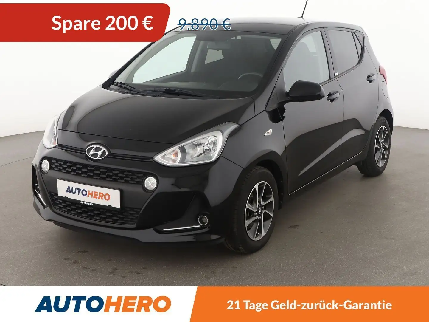Hyundai i10 1.0 YES!*TEMPO*SHZ*KLIMA*GARANTIE* Schwarz - 1