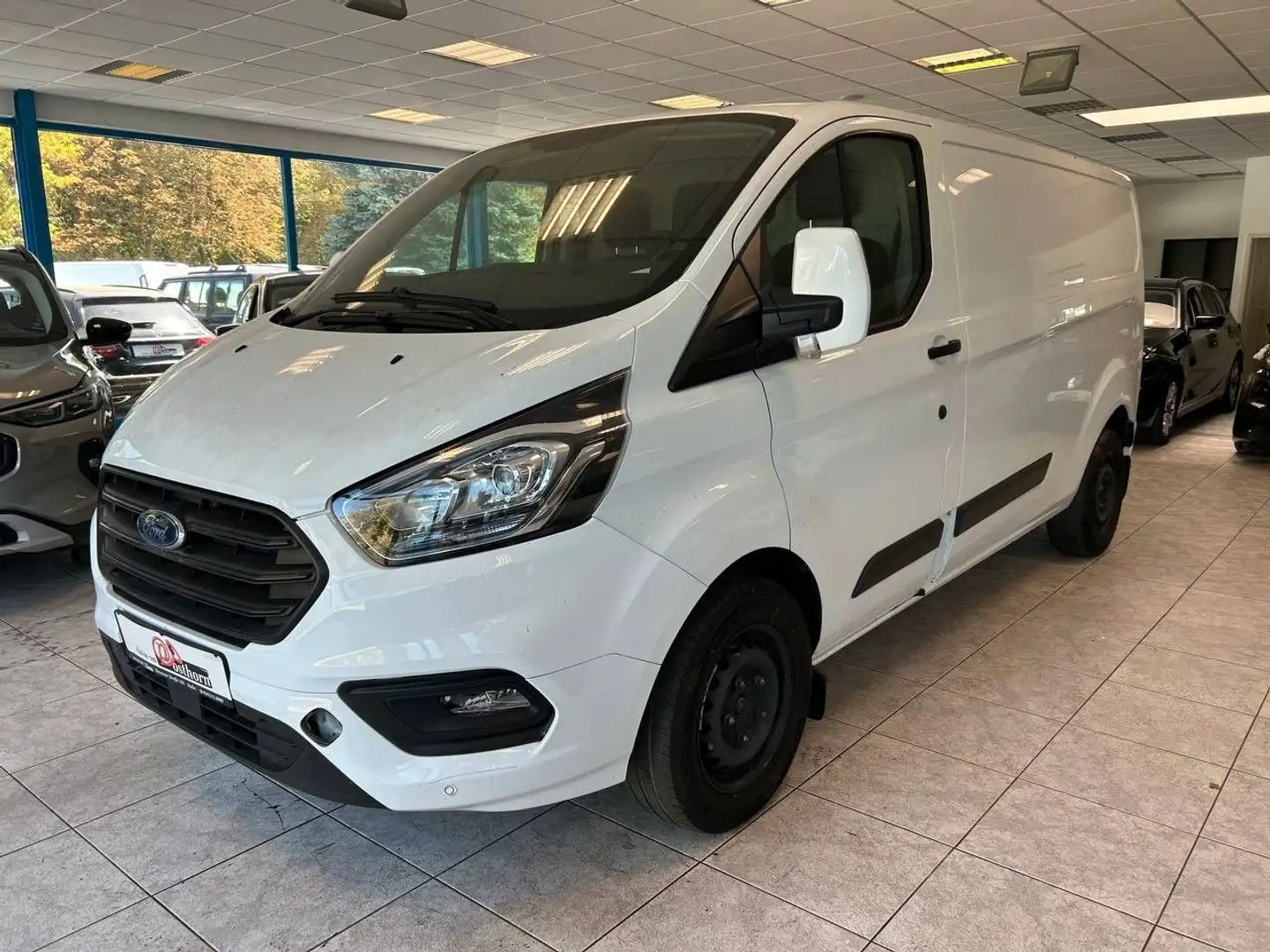 Ford Transit Custom Kasten 320 L2 Klima AHK PDC Blanc - 1
