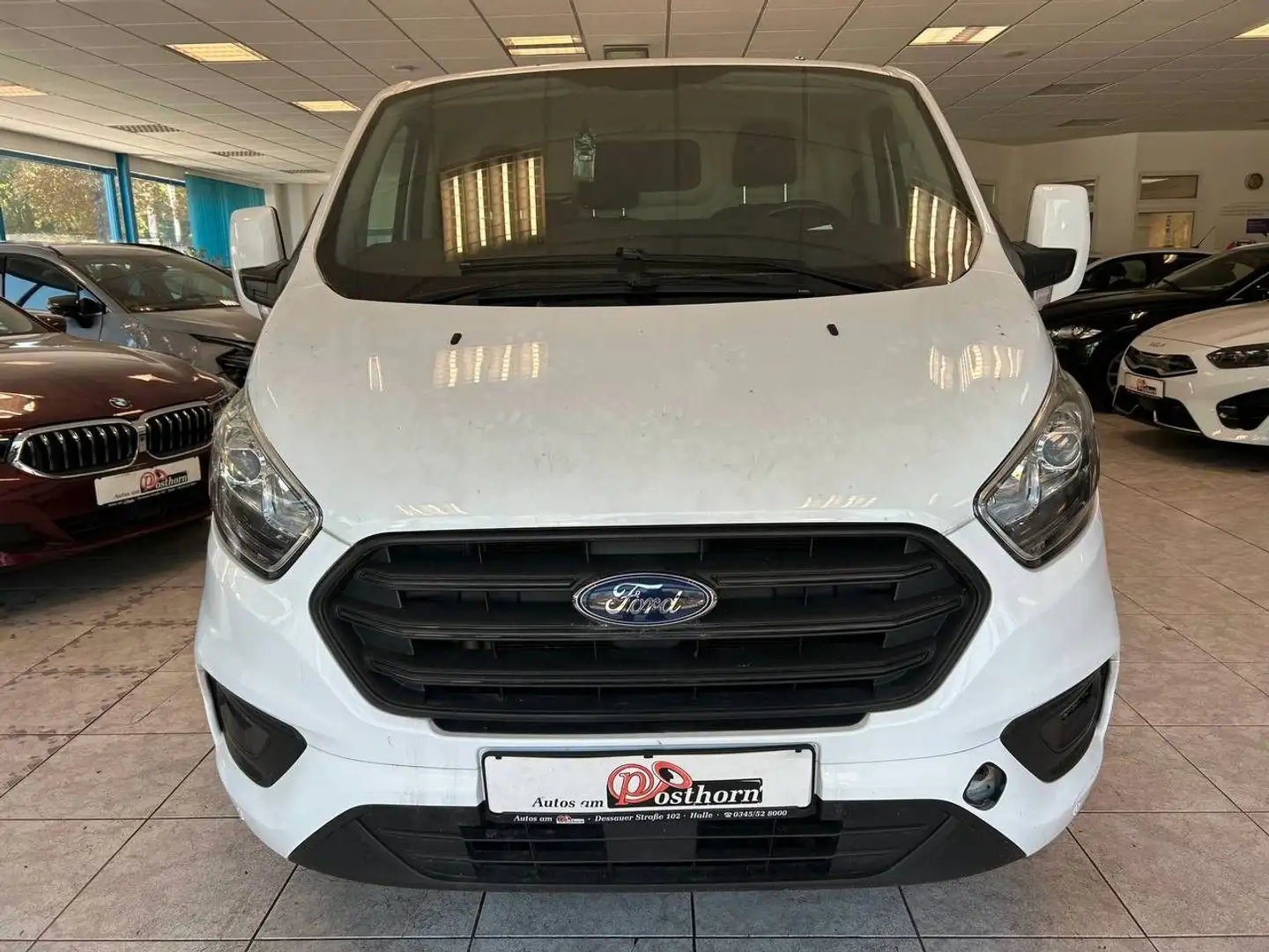 Ford Transit Custom Kasten 320 L2 Klima AHK PDC Blanc - 2