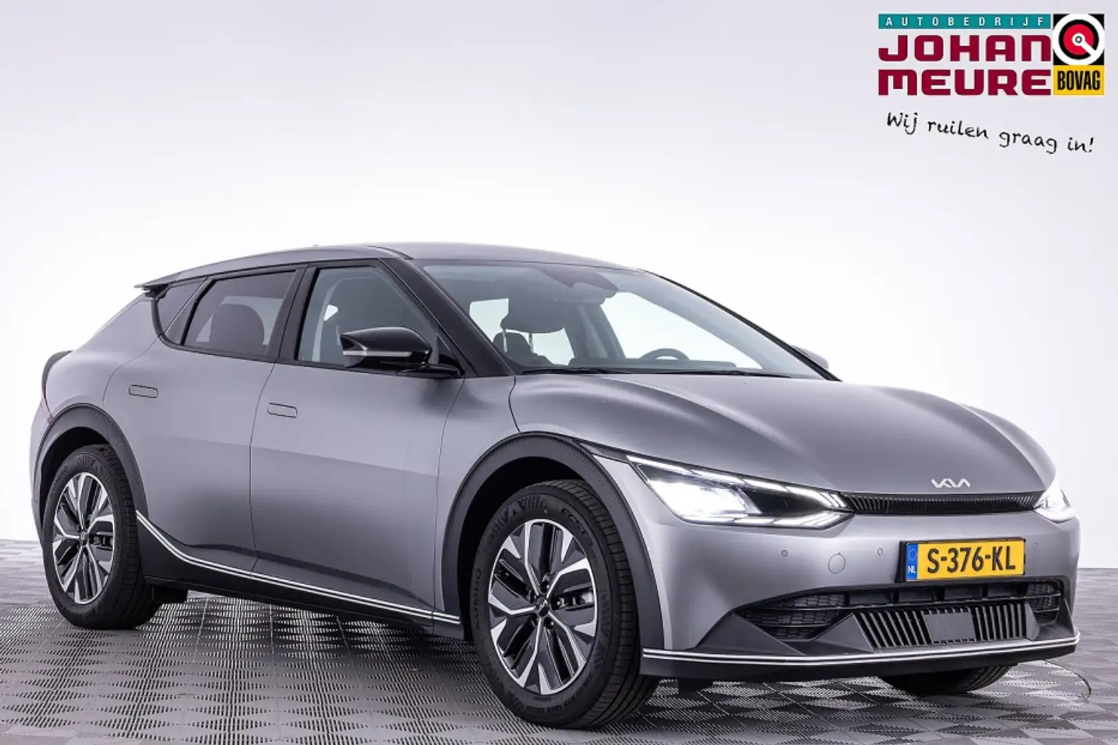 Kia EV6 Air 58 kWh *MAT GRIJS* Half LEDER | Full LED | Tre Grijs - 1