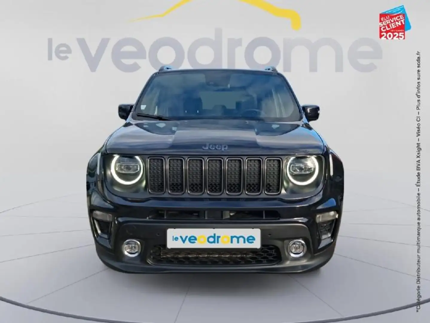 Jeep Renegade 1.3 GSE T4 240ch 4xe S AT6 MY21 Sieges cuir Camera Carplay Noir - 2
