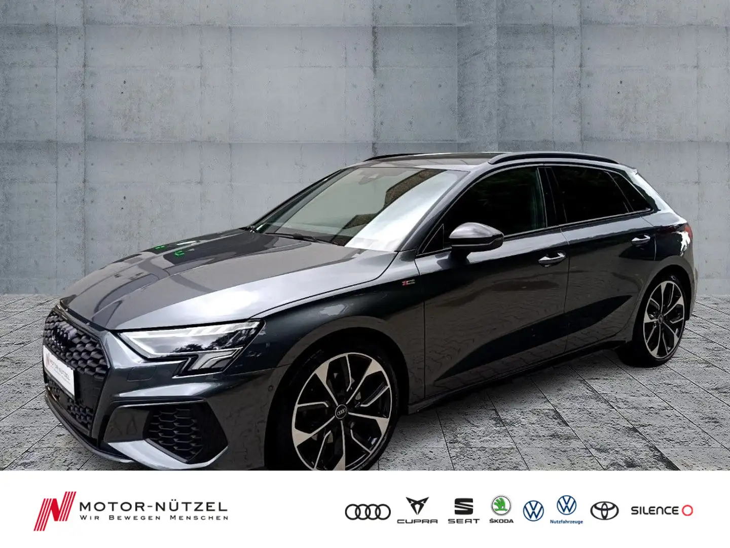 Audi A3 35 TDI S-TR S-LINE LED+NAVI+AHK+ACC Grau - 1