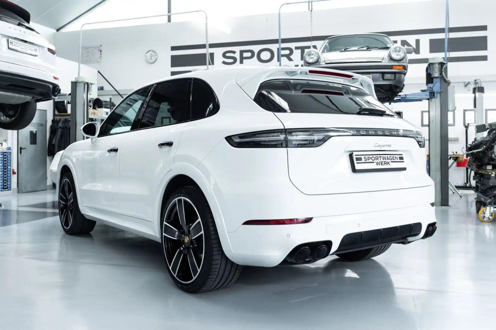 Porsche Cayenne I 360° I PDLS + I CarPlay I BRD Blanc - 2