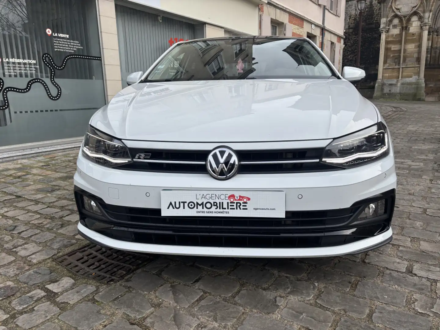 Volkswagen Polo VI 1.0 TSI 12V GPF BMT DSG7 116 cv Boîte auto Weiß - 2