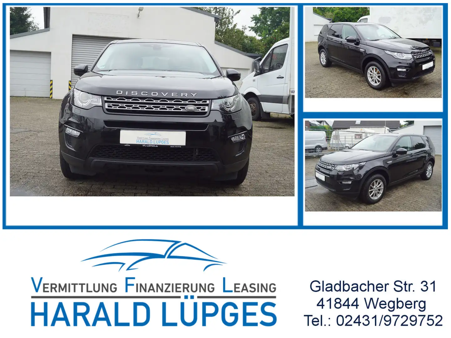 Land Rover Discovery Sport Pure, Navi, Xenon, Euro 6 Schwarz - 1