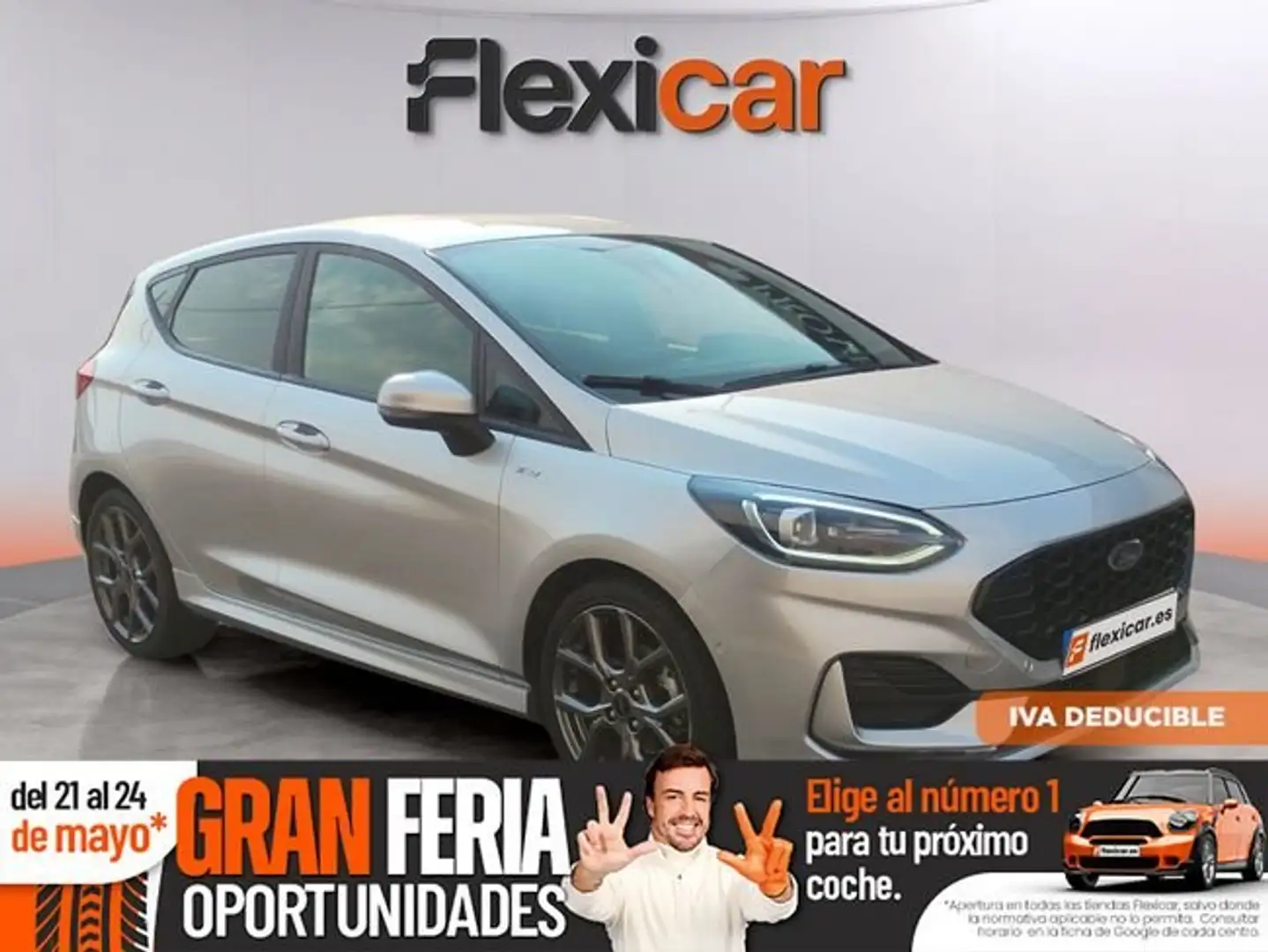 Ford Fiesta 1.0+EcoBoost+MHEV+92kW+%28125CV%29+Trend+5p Gris - 1