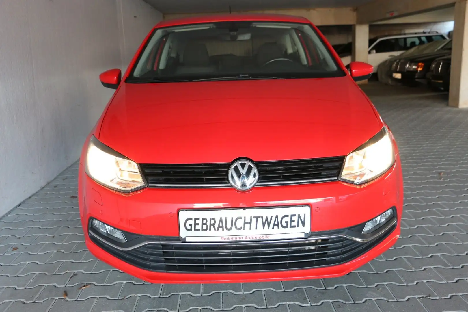 Volkswagen Polo V Comfortline, Klimaautom., Sitzhzg., Top!! Rot - 2