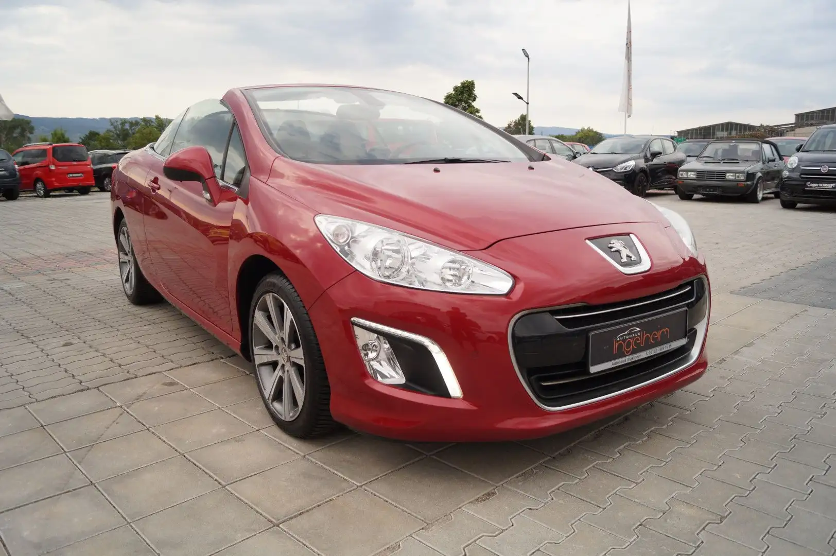 Peugeot 308 CC Cabrio-Coupe Active PDC SHZ Klimaau Tempo Rot - 1