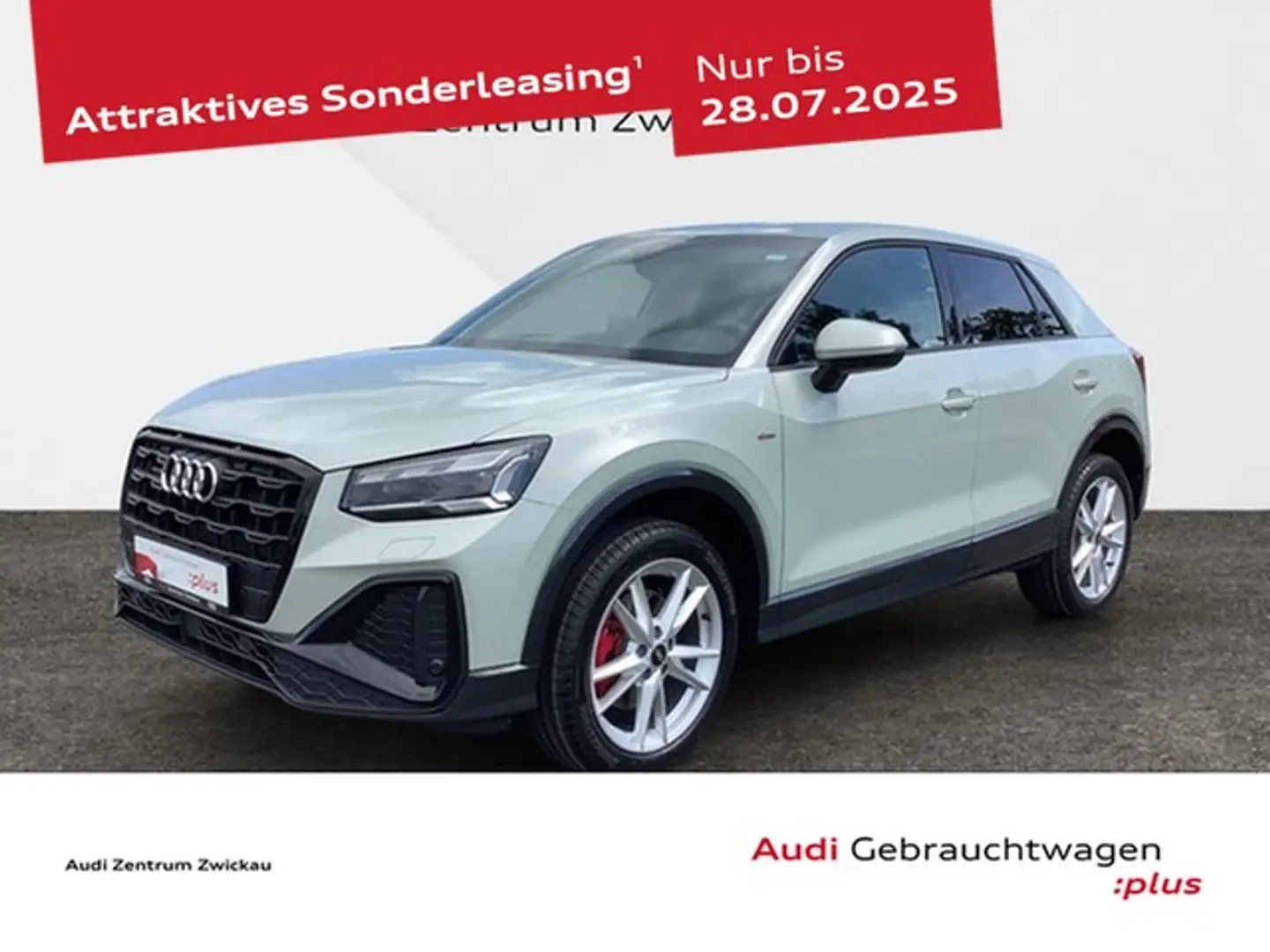 Audi Q2 40TFSI quattro S-line Matrix LED Scheinwerfer, ... Silber - 1