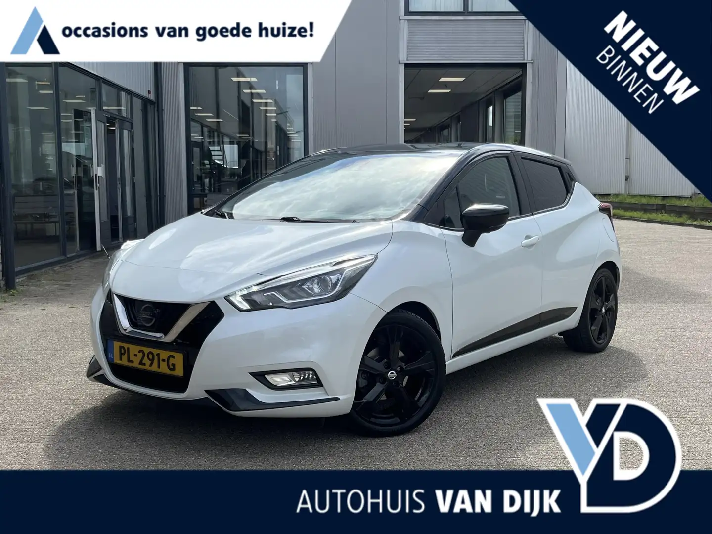 Nissan Micra 0.9 IG-T Tekna | NL Auto/2e Eig. Voll.Historie/Nav Wit - 1