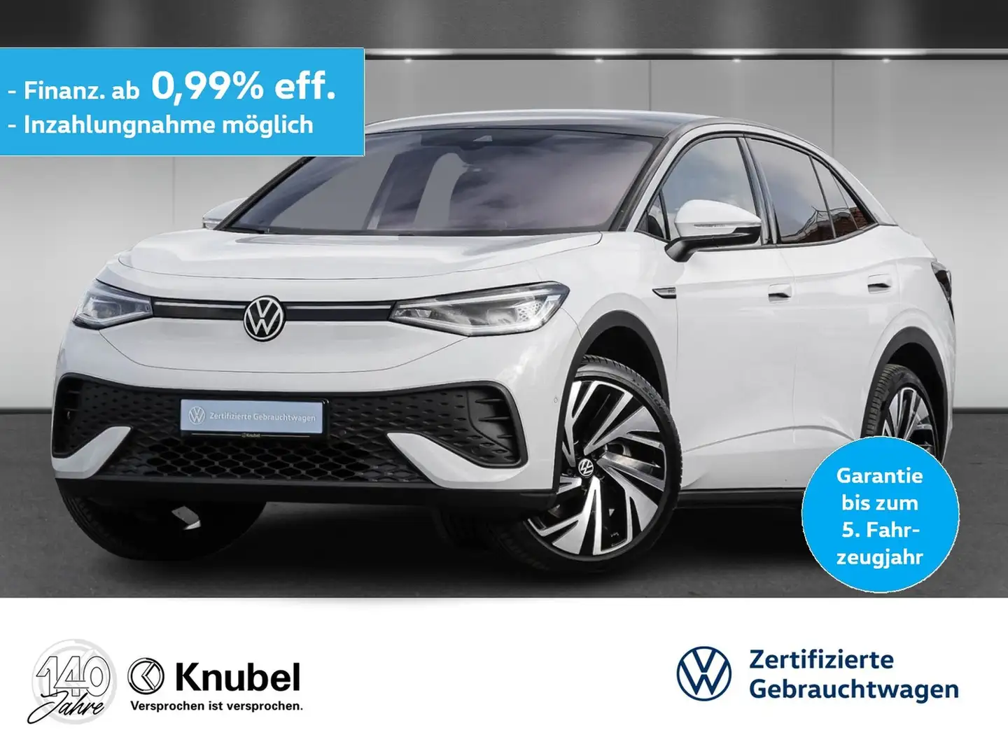 Volkswagen ID.5 Pro Performance IQ.Light Navi AHK 21" Keyless Weiß - 1
