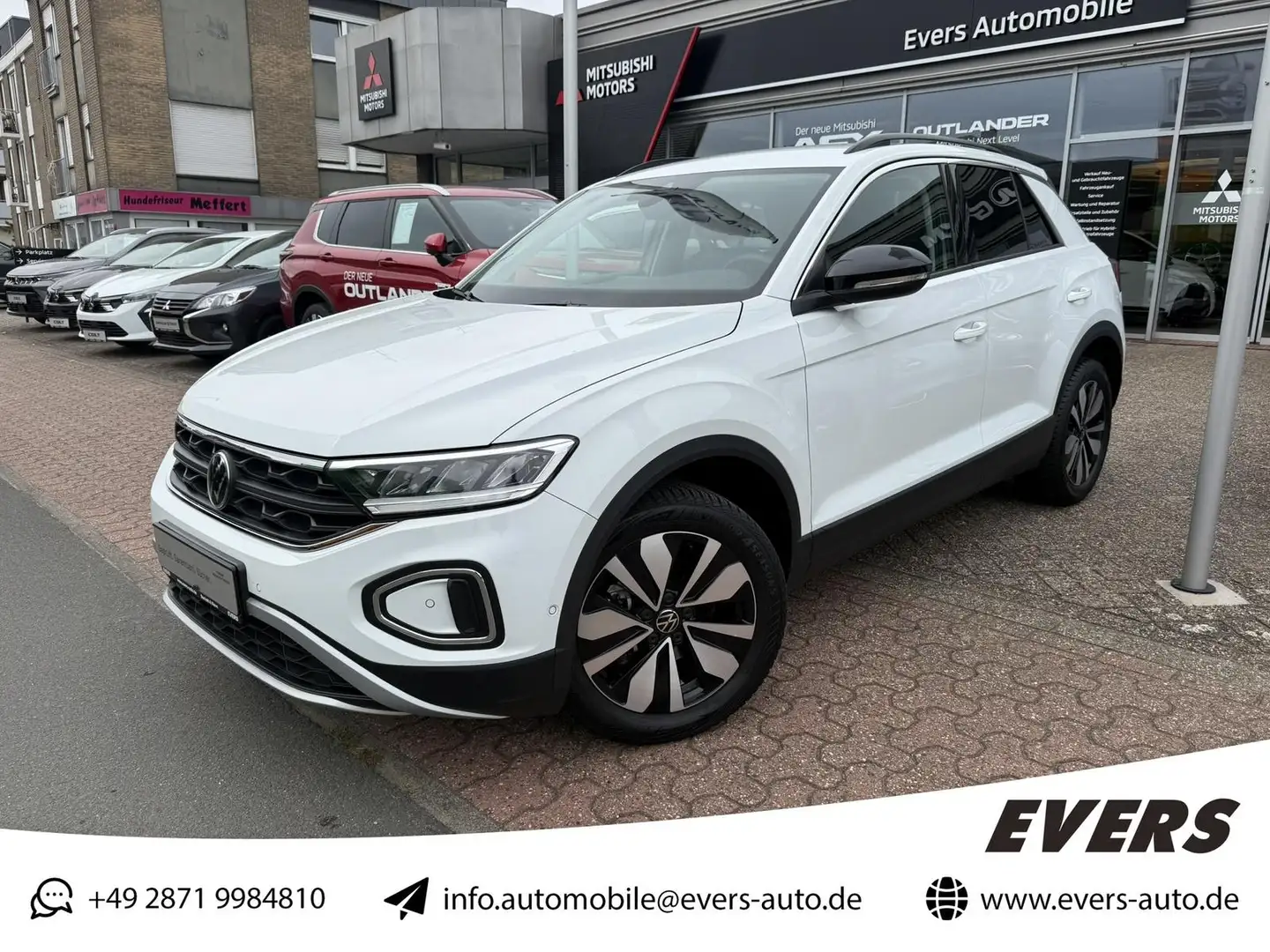 Volkswagen T-Roc 1.0 Goal *LED *ACC *SHZ *DAB Wit - 1