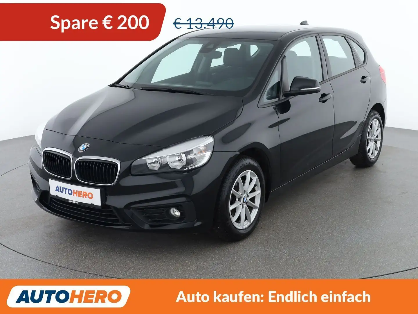 BMW 216 216d Active Tourer Advantage Schwarz - 1