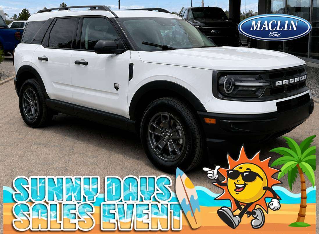 White 2024 Ford Bronco Sport SUV / Crossover All-Wheel Drive 8-Speed Automatic