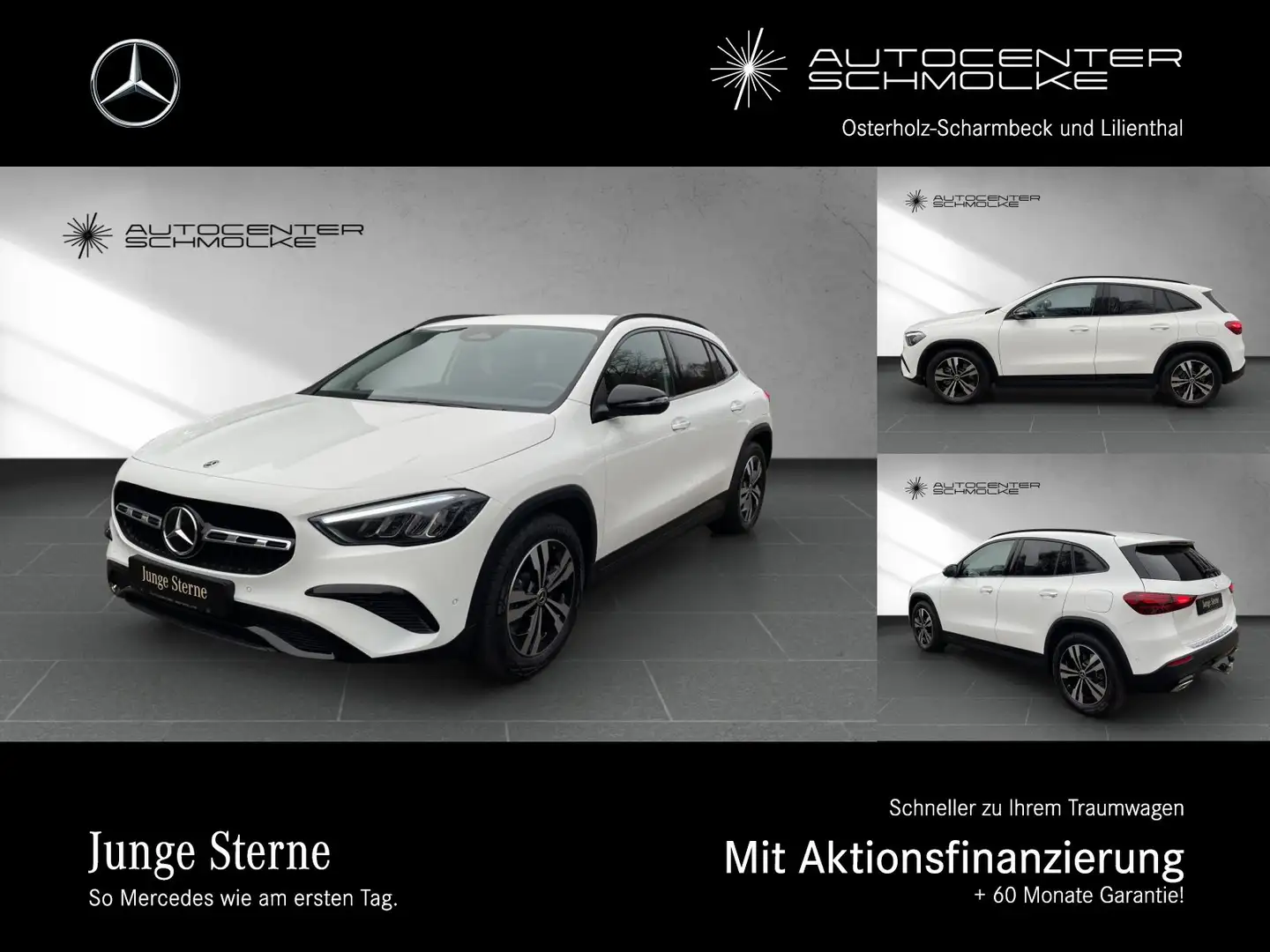 Mercedes-Benz GLA 220 GLA 220 4M Advanced+ AHK*AMBIENTE*KEYLESS-GO*etc Weiß - 1