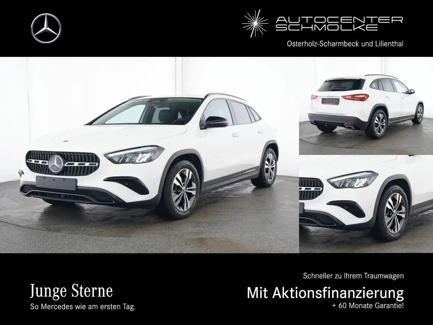 Mercedes-Benz GLA 220 GLA 220 4M Advanced+ AHK*AMBIENTE*KEYLESS-GO*etc Weiß - 1