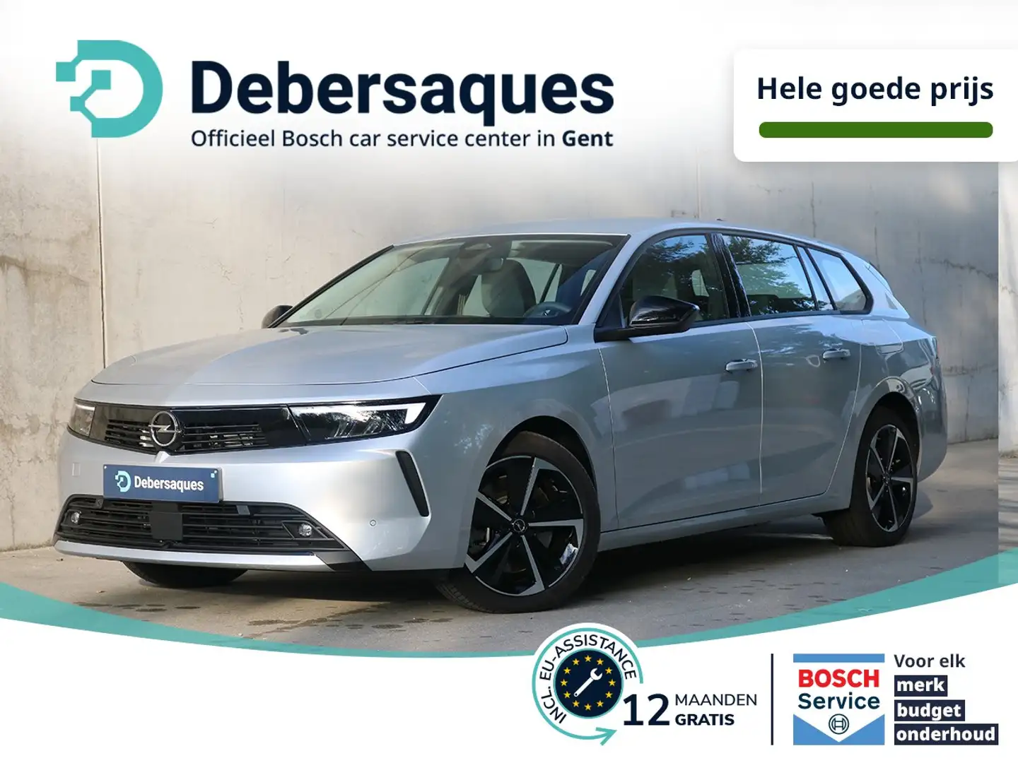 Opel Astra 1.6 150PK Sports Tourer Plug-In-Hybrid Ultimate Zilver - 1