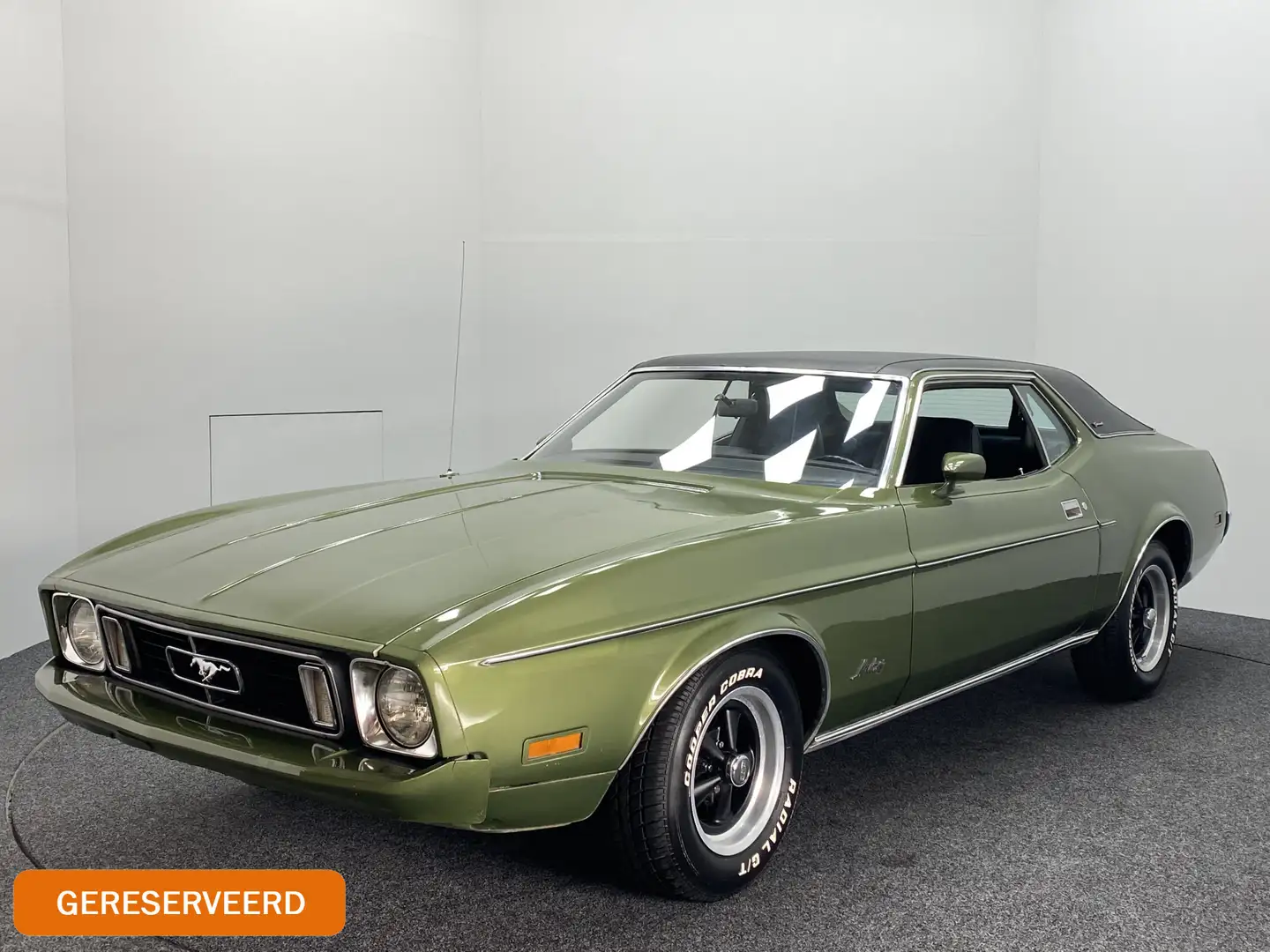 Ford Mustang USA Grande Coupe *H-Code 351 V8* Automatic 1973 Green - 1