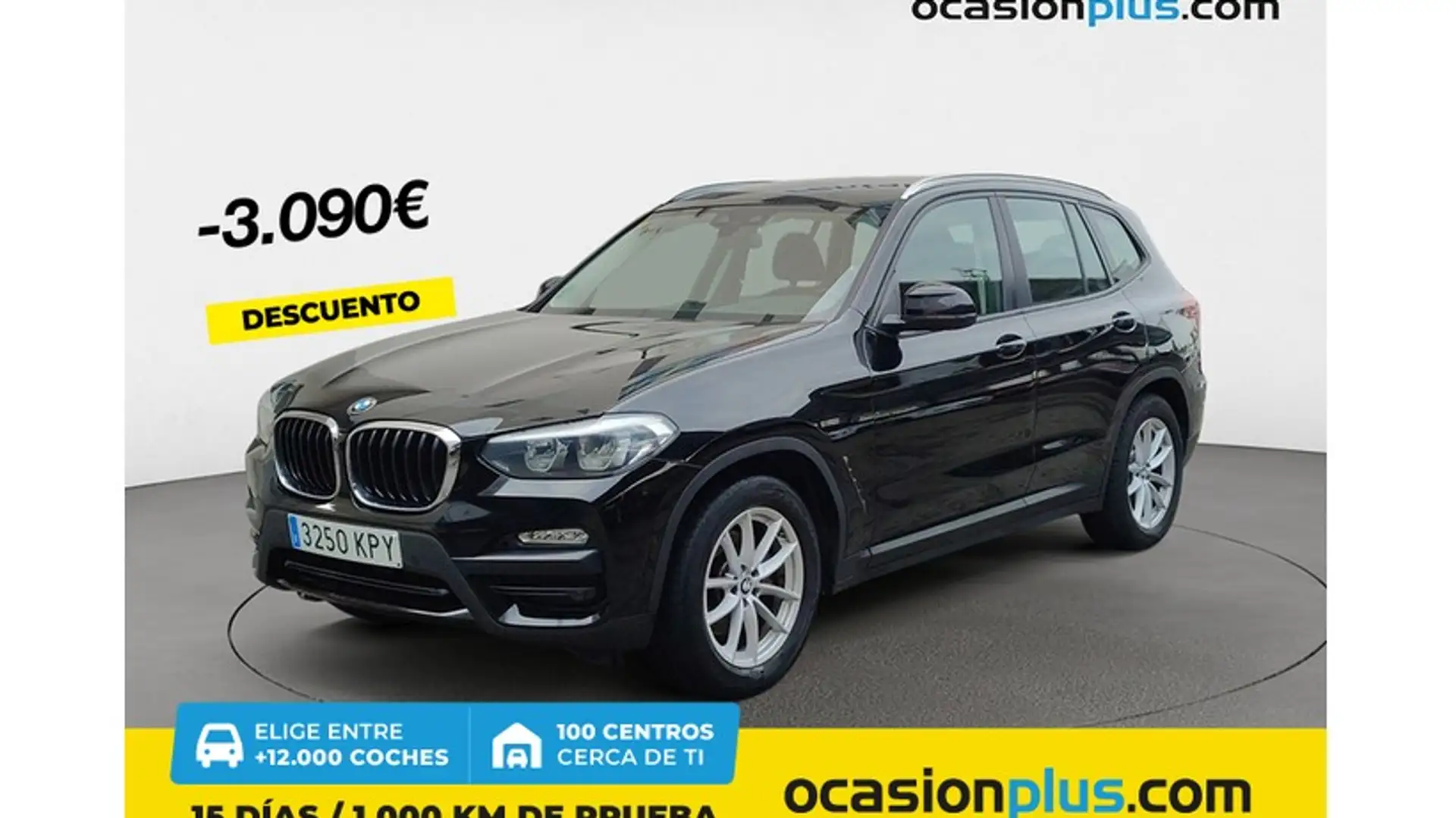 BMW X3 sDrive 18d Noir - 1