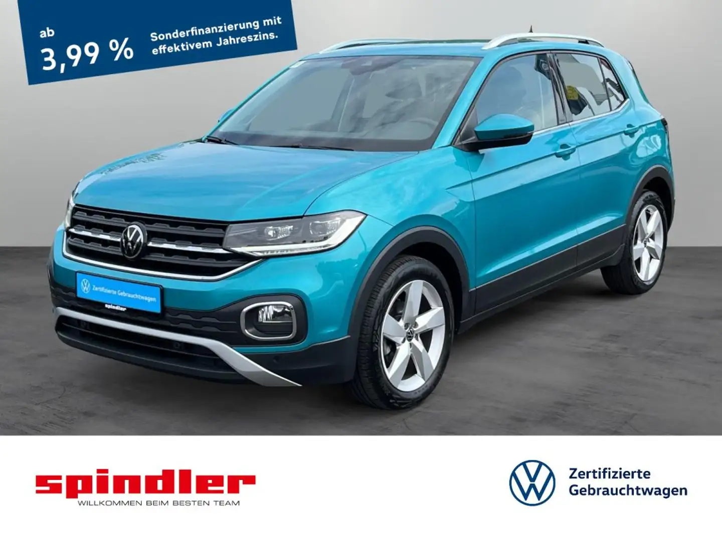 Volkswagen T-Cross Style 1.5 TSI DSG / ACC, LED, RFK, Navi Blau - 1
