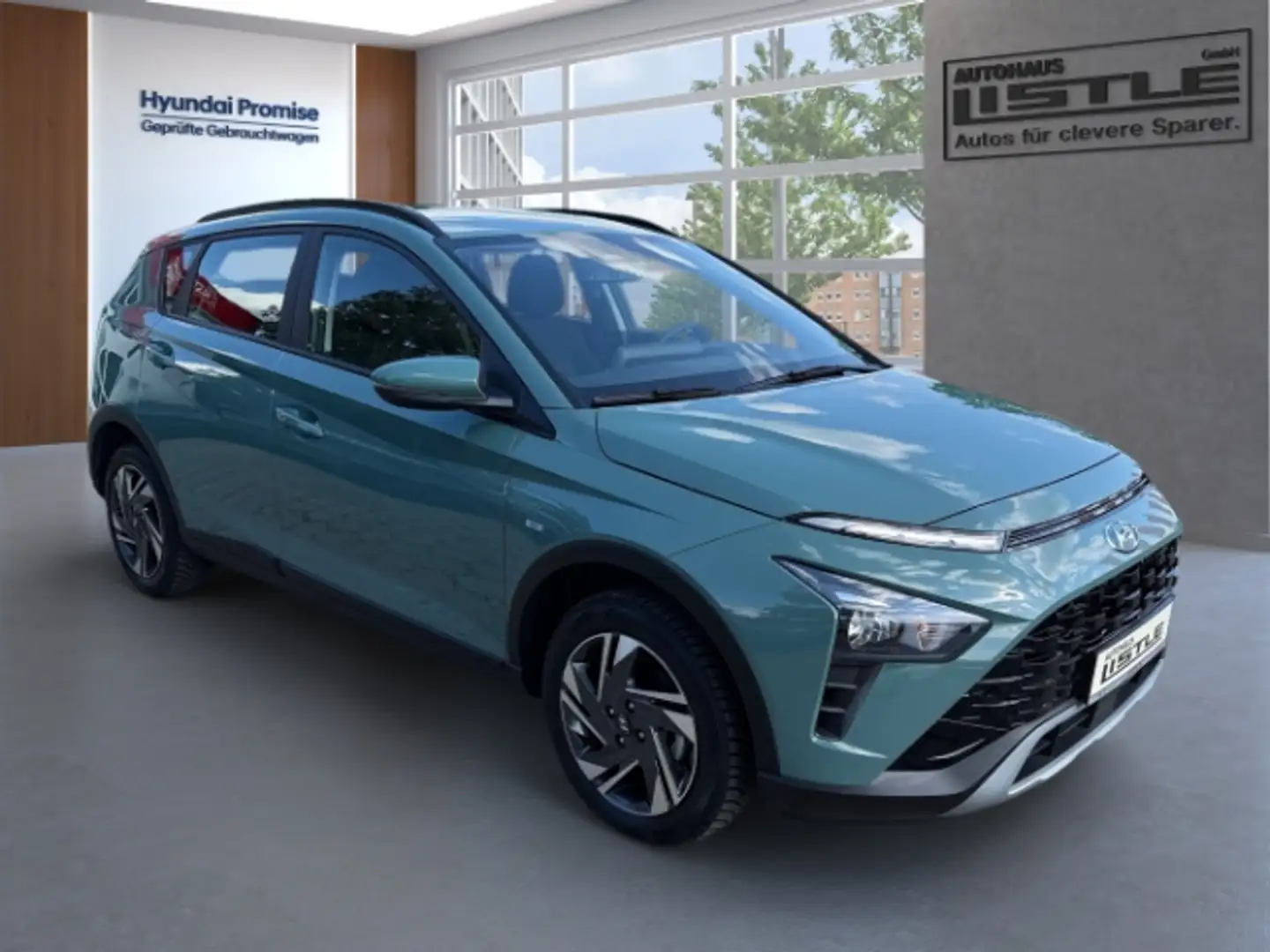 Hyundai BAYON 1.0 T-Gdi (100PS) 48V DCT Trend Navipaket, Assiste Grün - 2