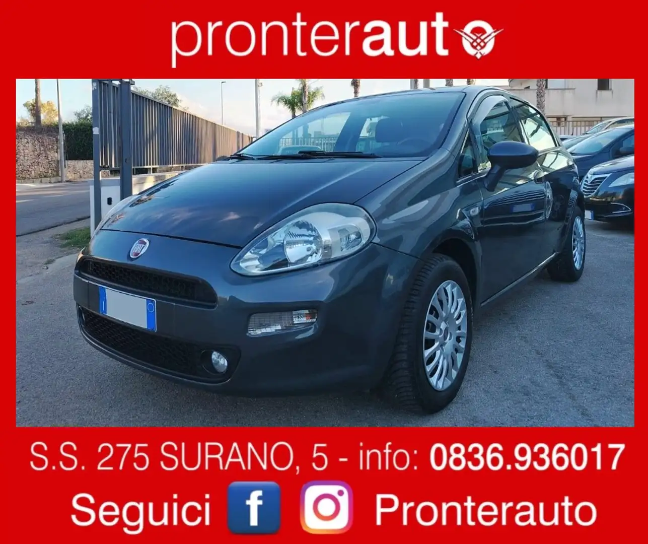 Fiat Punto 5p 1.2 Lounge GPL Grigio - 1