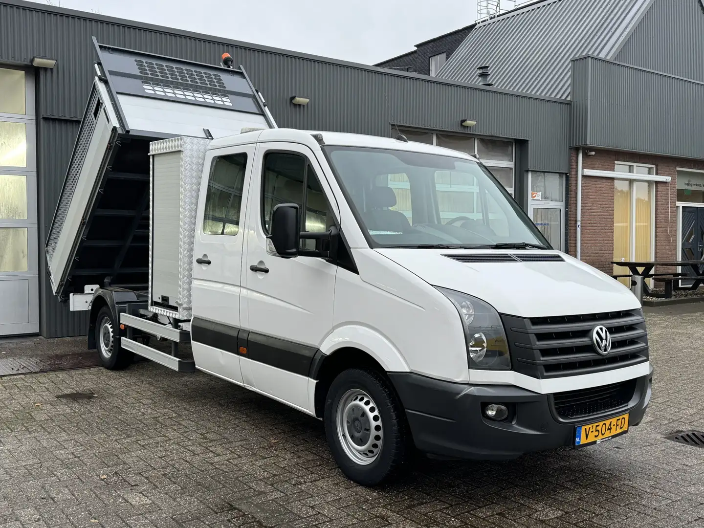 Volkswagen Crafter 2.0 TDI Maxi Kipper 3500kg trekgewicht Euro 6 Airc Wit - 1