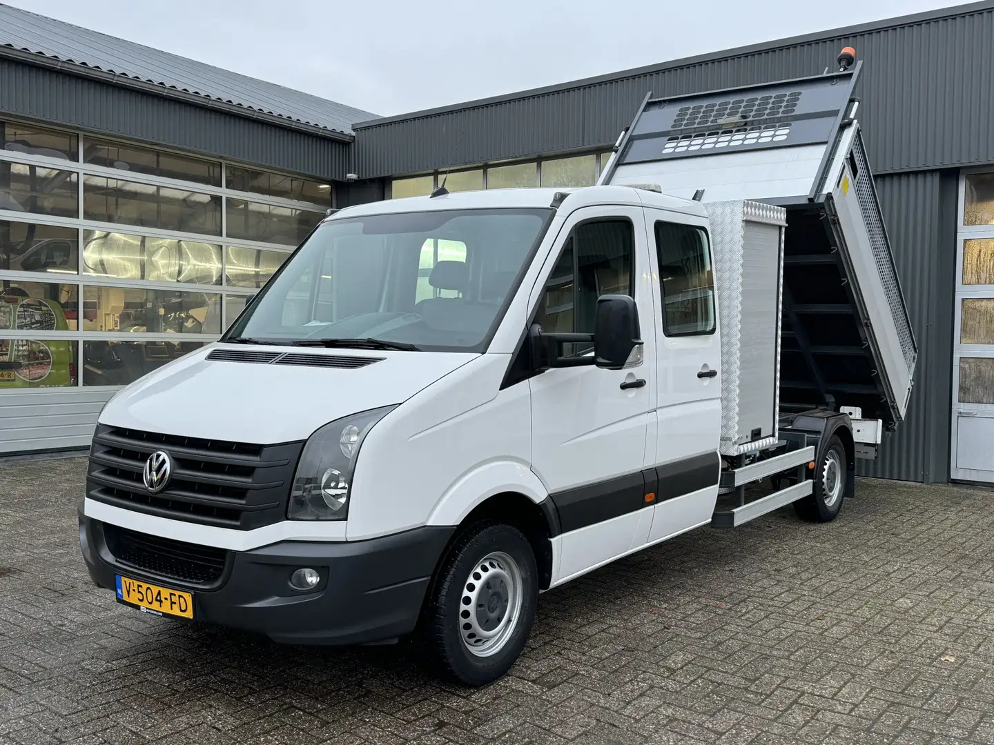 Volkswagen Crafter 2.0 TDI Maxi Kipper 3500kg trekgewicht Euro 6 Airc Wit - 2