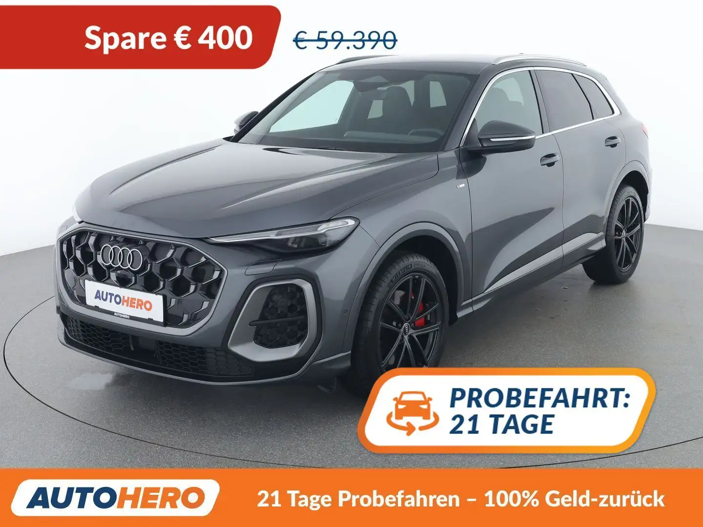 Audi Q5 2.0 TDI Mild-Hybrid quattro S-Line Grau - 1