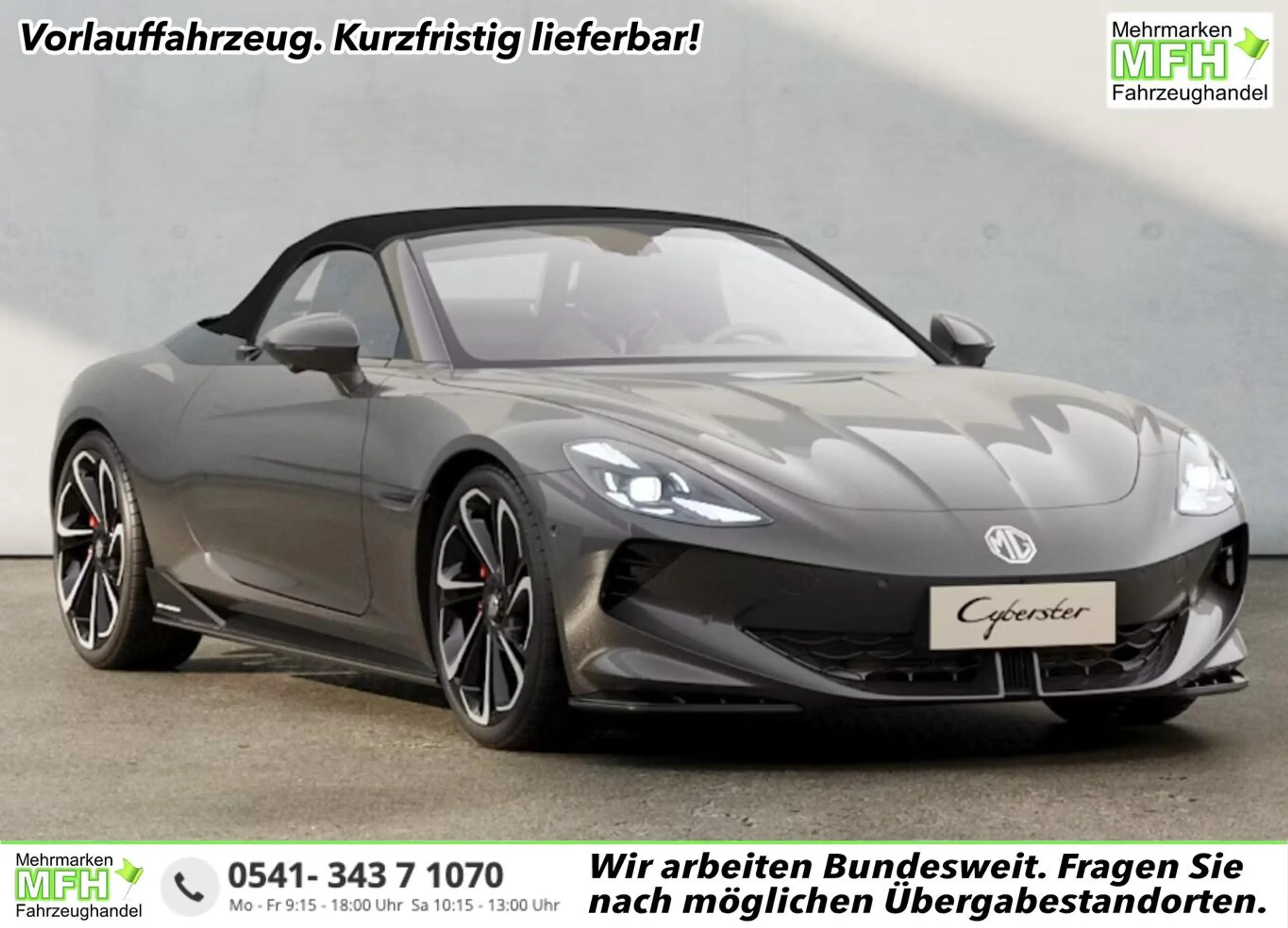 MG Cyberster XPOWER (Dual Motor)  77kWh AWD ACC Bose 360° SH...