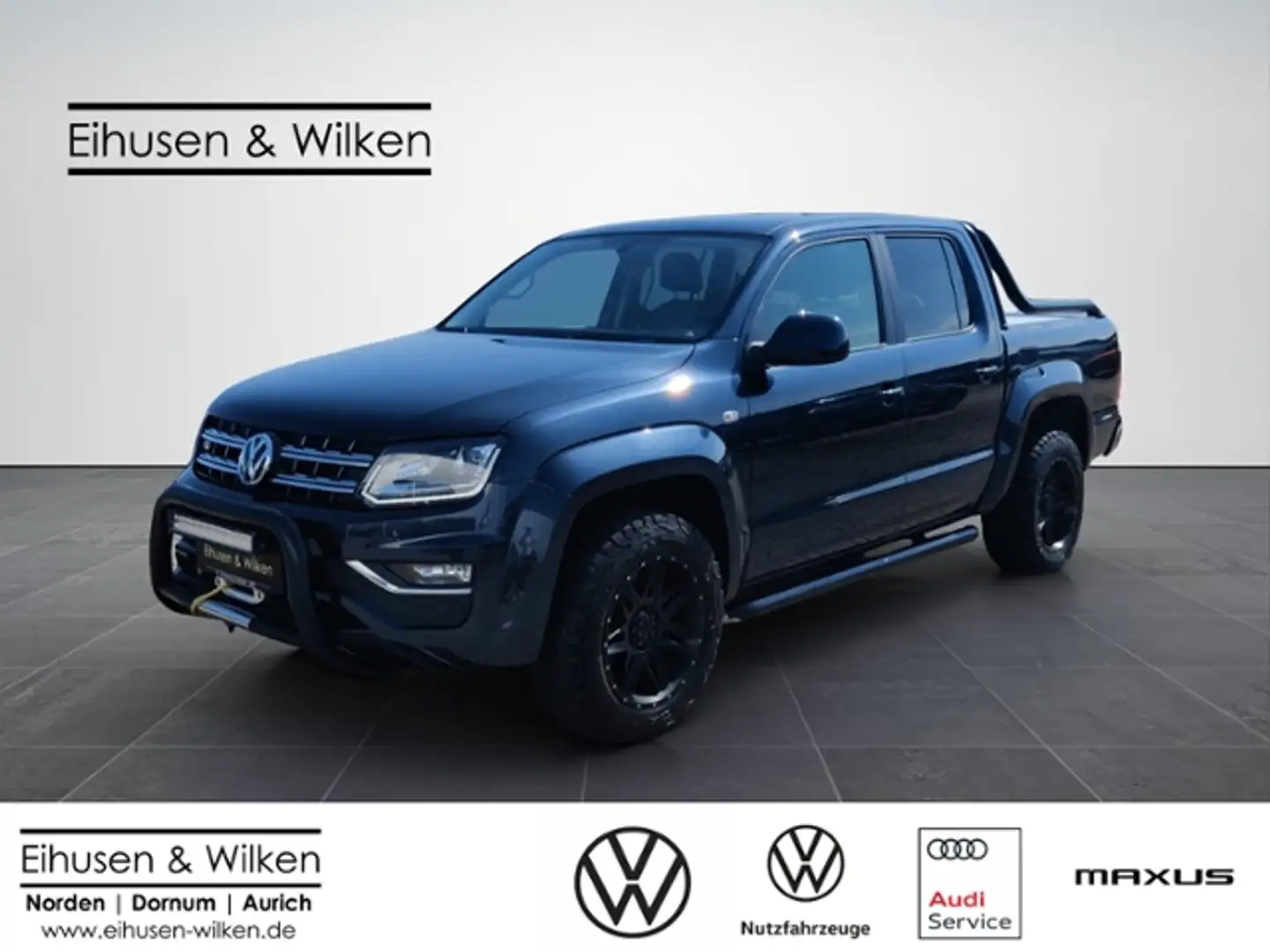 Volkswagen Amarok 3.0+DC+HIGHLINE+STANDH.+DIFF+ROLLCOVER+ Bleu - 1