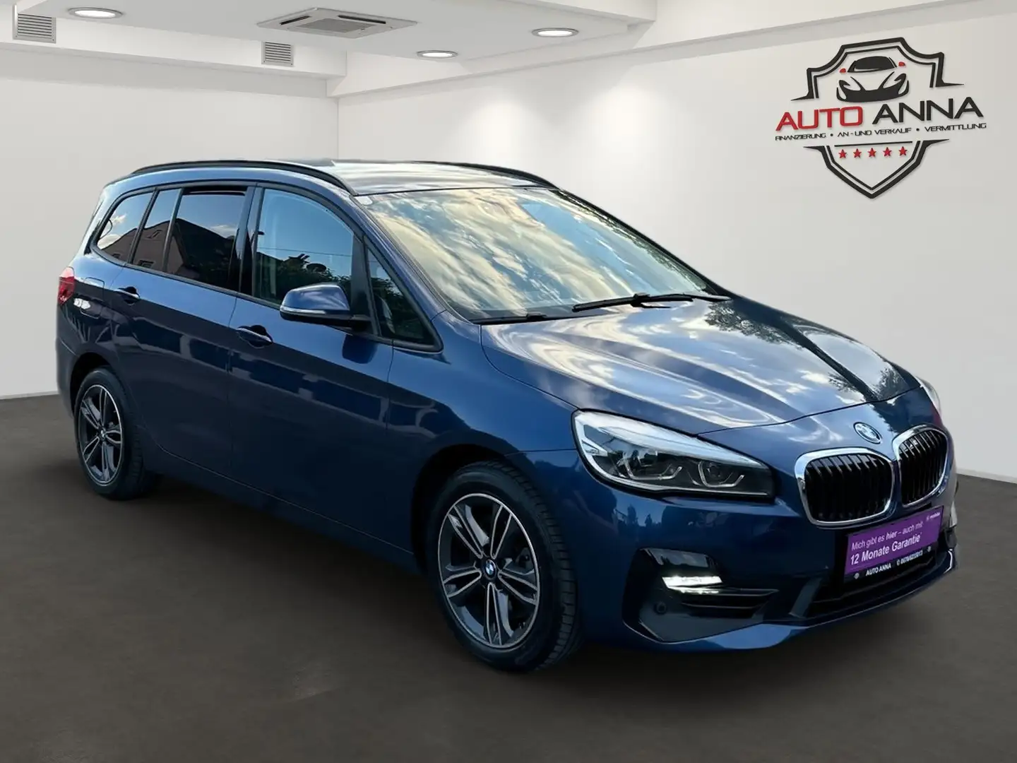 BMW 218 2,0D Grand Tourer Aut.**Finanzierung möglich** Se Blau - 2